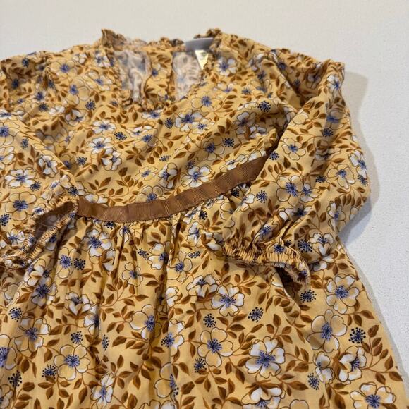 Daisy Fuentes Toddler Girl 3T Floral Long Sleeve Fall Dress - Picture 4 of 4